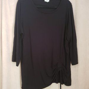 Black Top with cinch accent